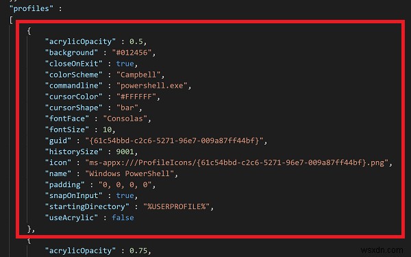 Cách thêm Custom Command Line vào Windows Terminal