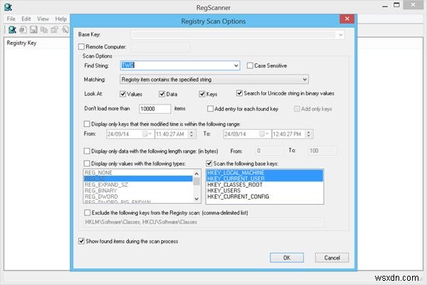 Cách tìm kiếm Windows Registry Keys, Values và Settings