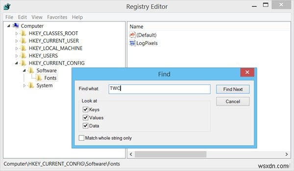 Cách tìm kiếm Windows Registry Keys, Values và Settings