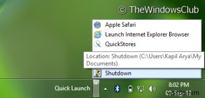 Tạo lối tắt mở hộp thoại Tắt máy (Alt+F4) trong Windows 10