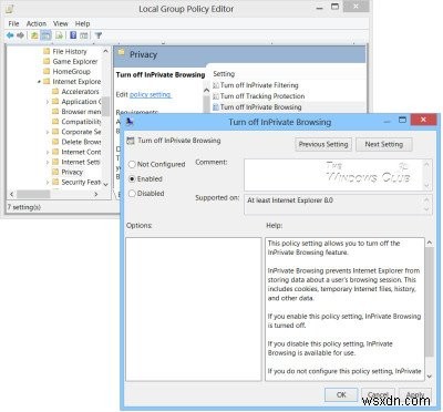 Cách tắt Duyệt web riêng tư trong Chrome, Firefox, Internet Explorer