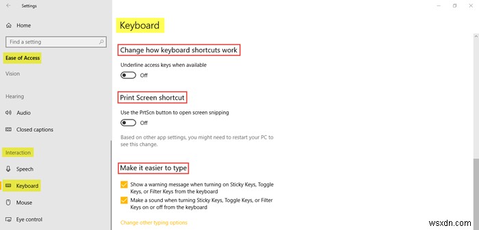 Cách sử dụng cài đặt Dễ dàng truy cập (Ease of Access) trong Windows 10