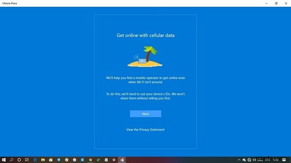 Cách gỡ cài đặt ứng dụng Mobile Plans trong Windows 10