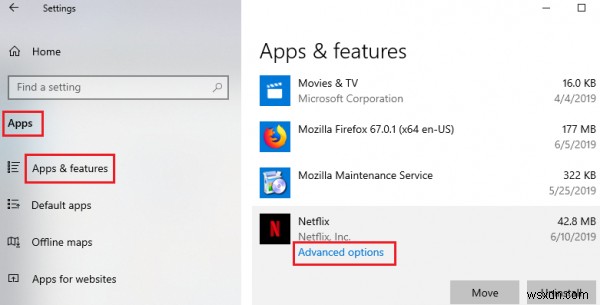 Âm lượng ứng dụng Netflix luôn ở 100%