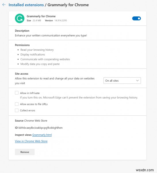 Cách quản lý, thêm, xóa Tiện ích mở rộng (Extensions) trên trình duyệt Microsoft Edge mới