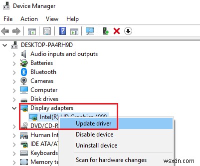 Khắc phục lỗi  Something went wrong with the projection  trên Windows 10