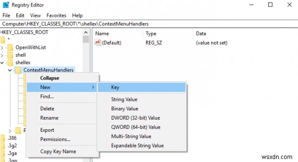 Mục Open With (Mở bằng) bị thiếu trong Context Menu Windows 10