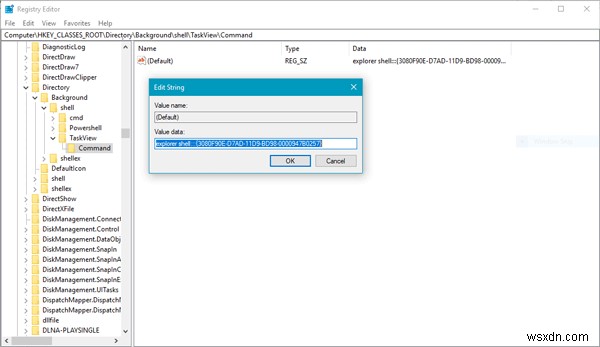 Cách thêm Timeline hoặc TaskView vào menu chuột phải (Context Menu) Windows 10