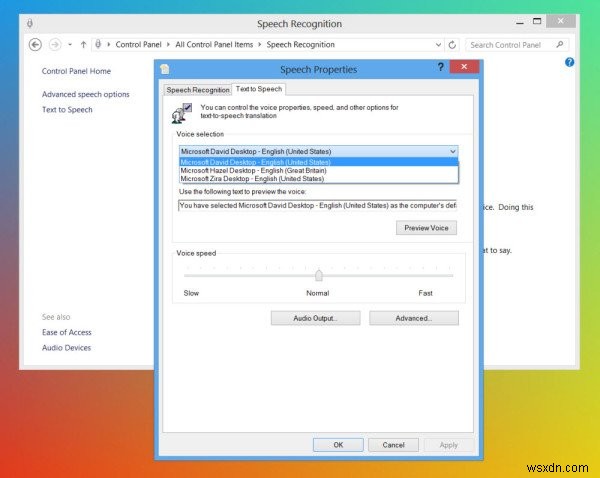 Gặp gỡ Microsoft David, Hazel, Zira – giọng đọc mặc định Windows 11/10