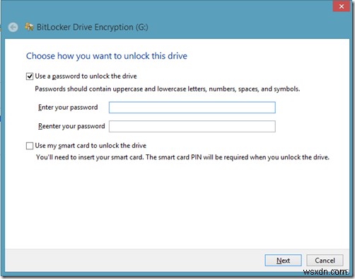 Bảo mật thiết bị lưu trữ di động bằng BitLocker To Go trên Windows 11/10