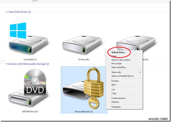 Bảo mật thiết bị lưu trữ di động bằng BitLocker To Go trên Windows 11/10