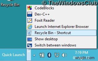 Cách ghim Thùng rác vào Thanh tác vụ Windows 10