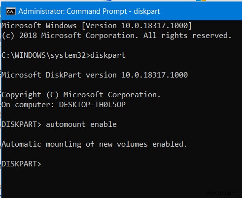 Cách bật hoặc tắt tính năng Gắn tự động ổ đĩa, Volume trong Windows