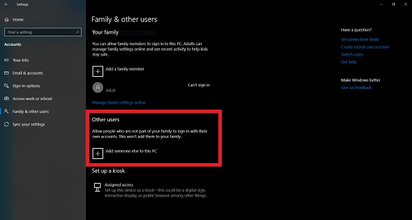 Cách thêm người dùng cụ thể truy cập FTP Server trên Windows 10