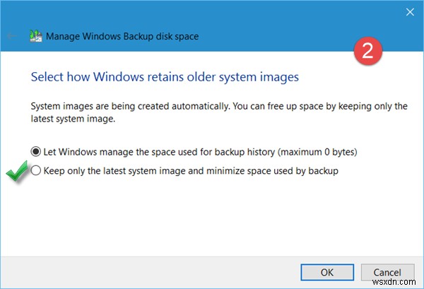 Cách xóa System Image và Bản sao lưu trong Windows 10