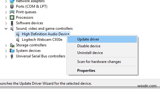 Khắc phục lỗi Something went wrong while trying to turn on Spatial Sound trong Windows 10