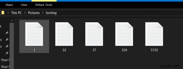 Cách bật/tắt Sắp xếp theo số (Numerical Sorting) trong File Explorer
