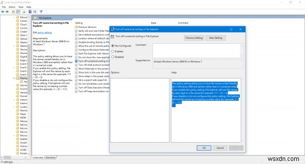 Cách bật/tắt Sắp xếp theo số (Numerical Sorting) trong File Explorer