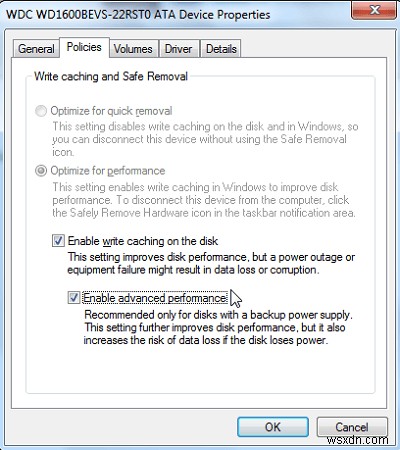 Cách tăng tốc ổ cứng SATA trong Windows 10
