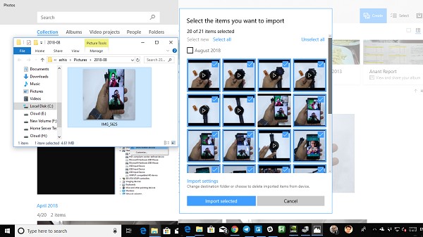 Thêm dấu thời gian Date Time vào ảnh khi nhập vào Windows 10
