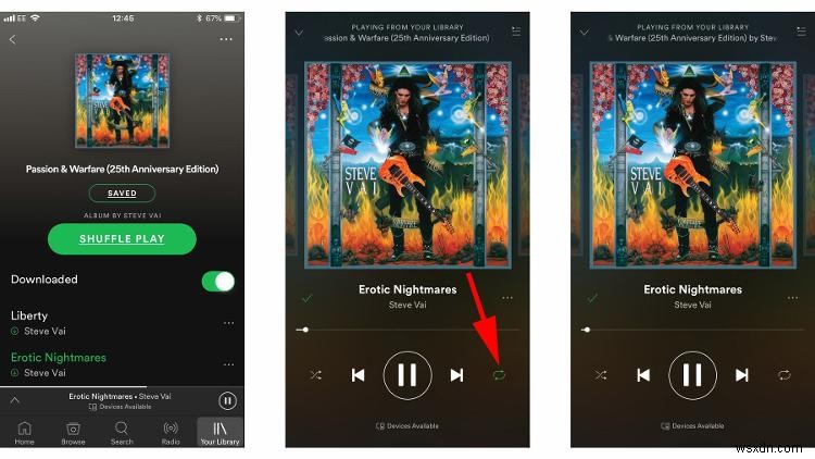 Cách tắt phát lặp bài hát trên iPhone
