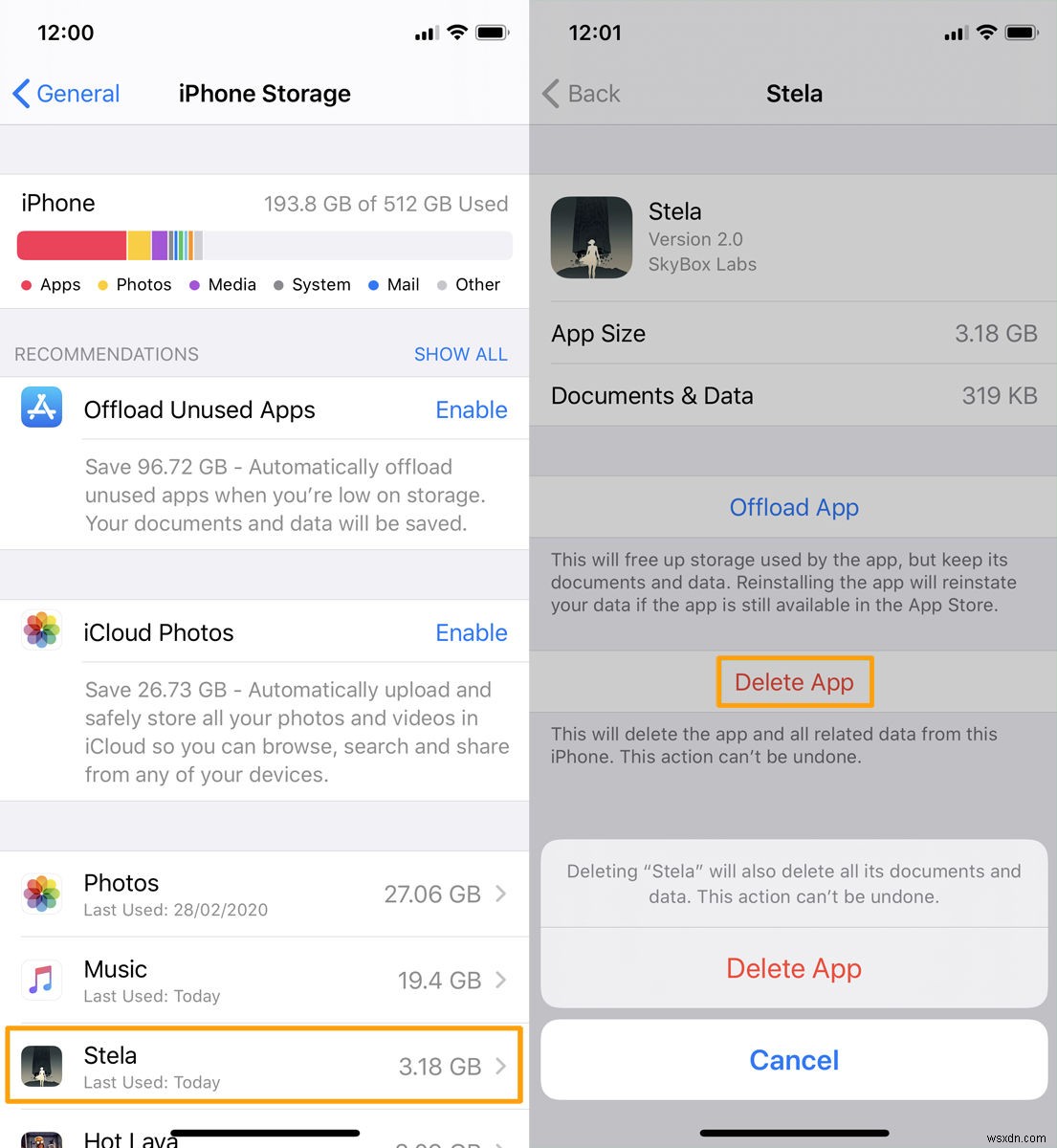 Cách xóa bộ nhớ đệm trên iPhone và iPad