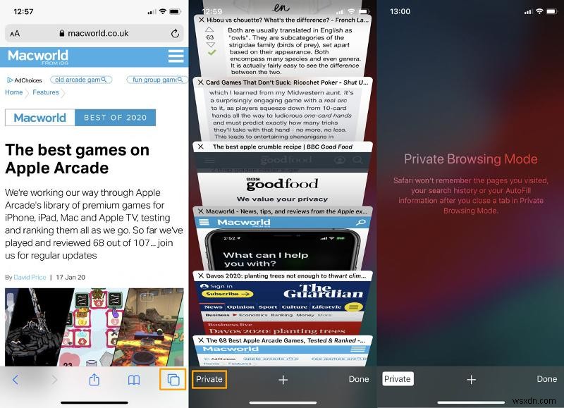 Cách bật duyệt web ẩn danh trên iPhone và iPad