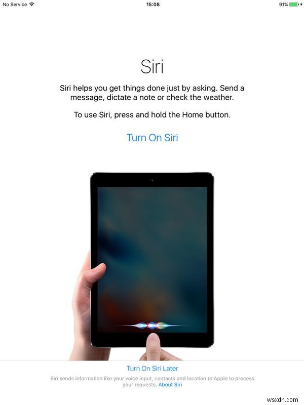 Cách thiết lập iPad mới