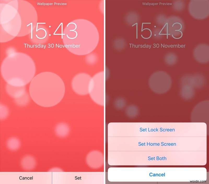 Cách thay đổi hình nền màn hình khóa và màn hình chính trên iPhone & iPad