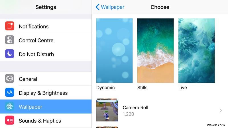 Cách thay đổi hình nền màn hình khóa và màn hình chính trên iPhone & iPad