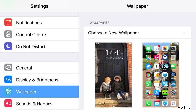Cách thay đổi hình nền màn hình khóa và màn hình chính trên iPhone & iPad