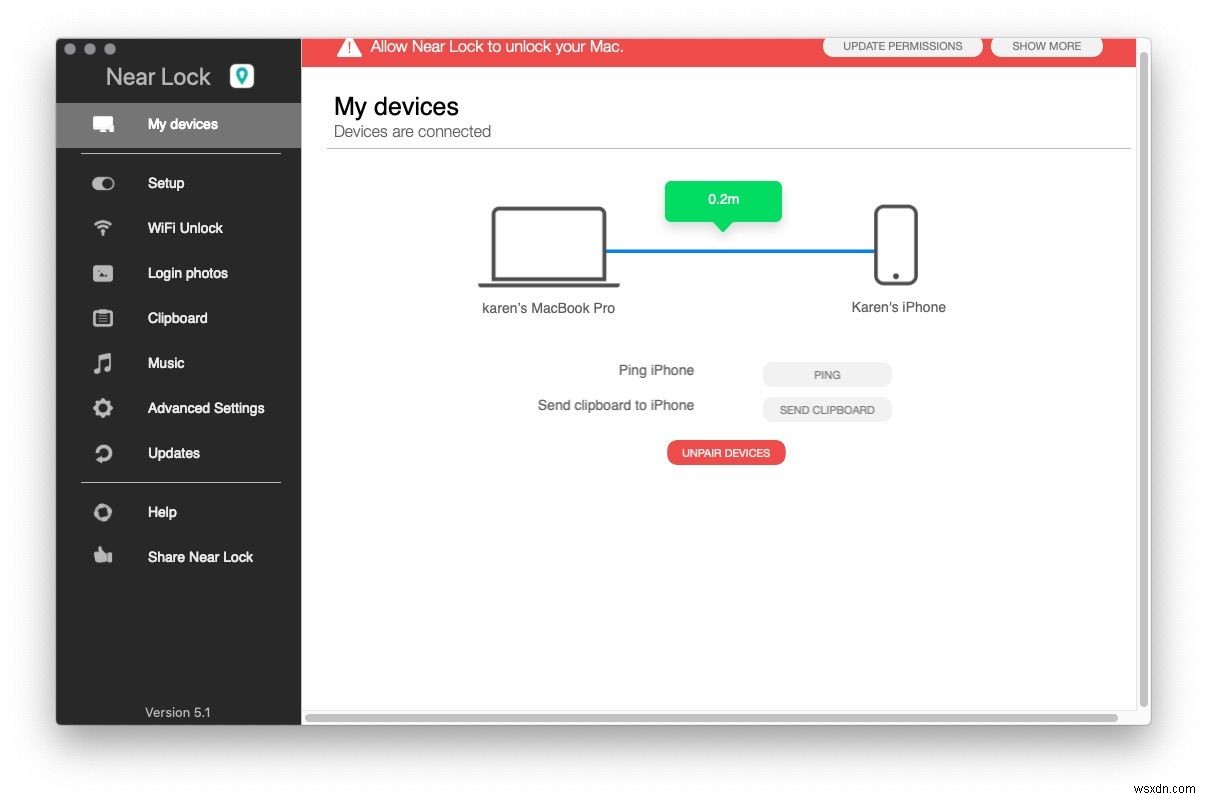 Cách mở khóa Mac bằng iPhone