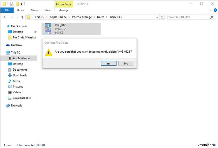 Cách xóa ảnh khỏi iPhone