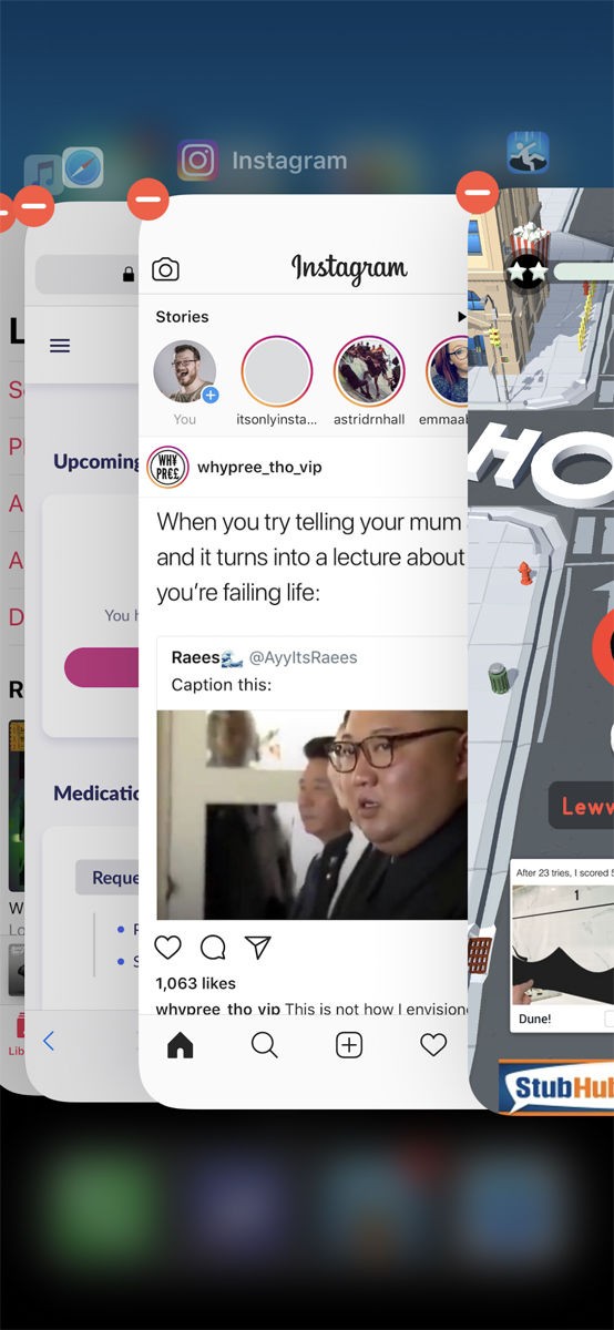 Cách đóng ứng dụng trên iPhone XS