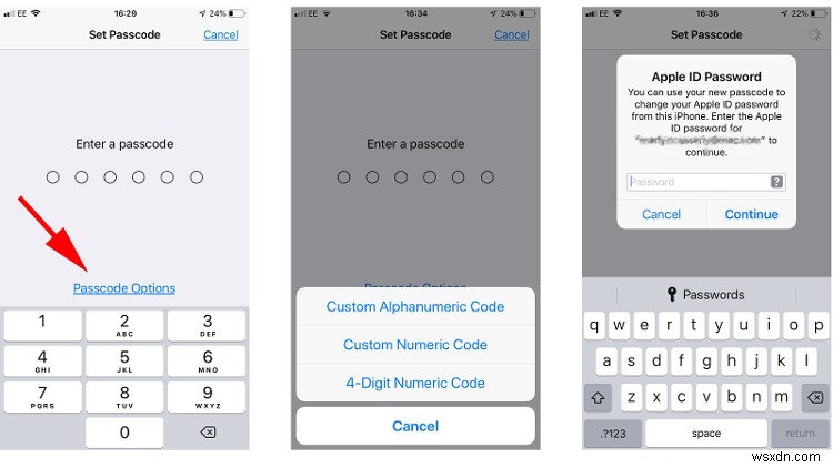 Cách đặt mã truy cập (passcode) trên iPhone