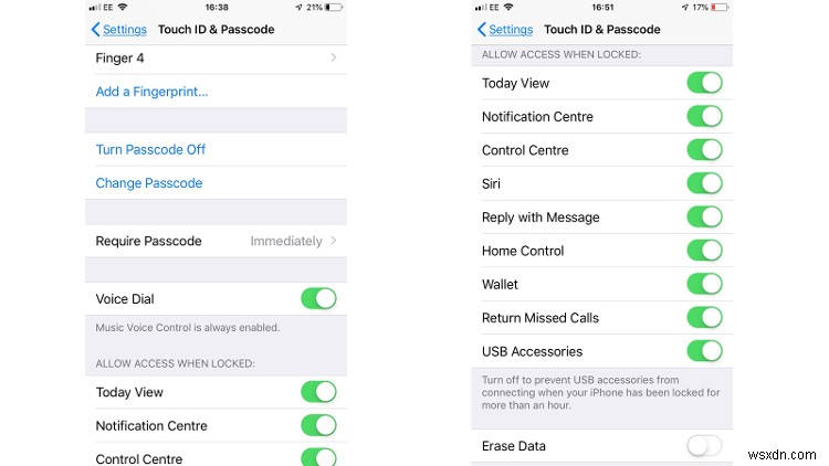 Cách đặt mã truy cập (passcode) trên iPhone