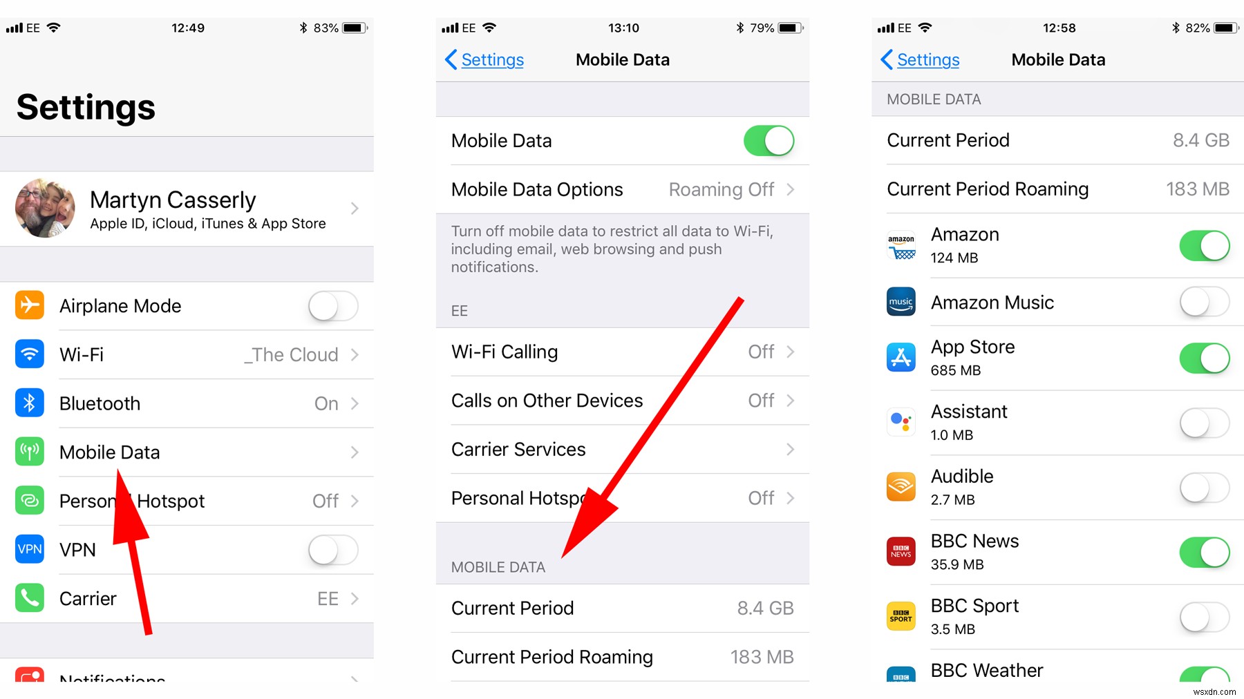 Cách tắt dữ liệu di động (mobile data) trên iPhone