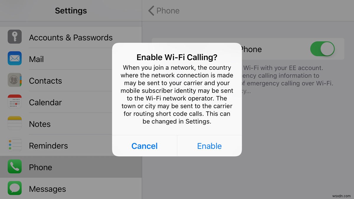 Cách sử dụng Gọi qua Wi-Fi (Wi-Fi Calling) trên iPhone