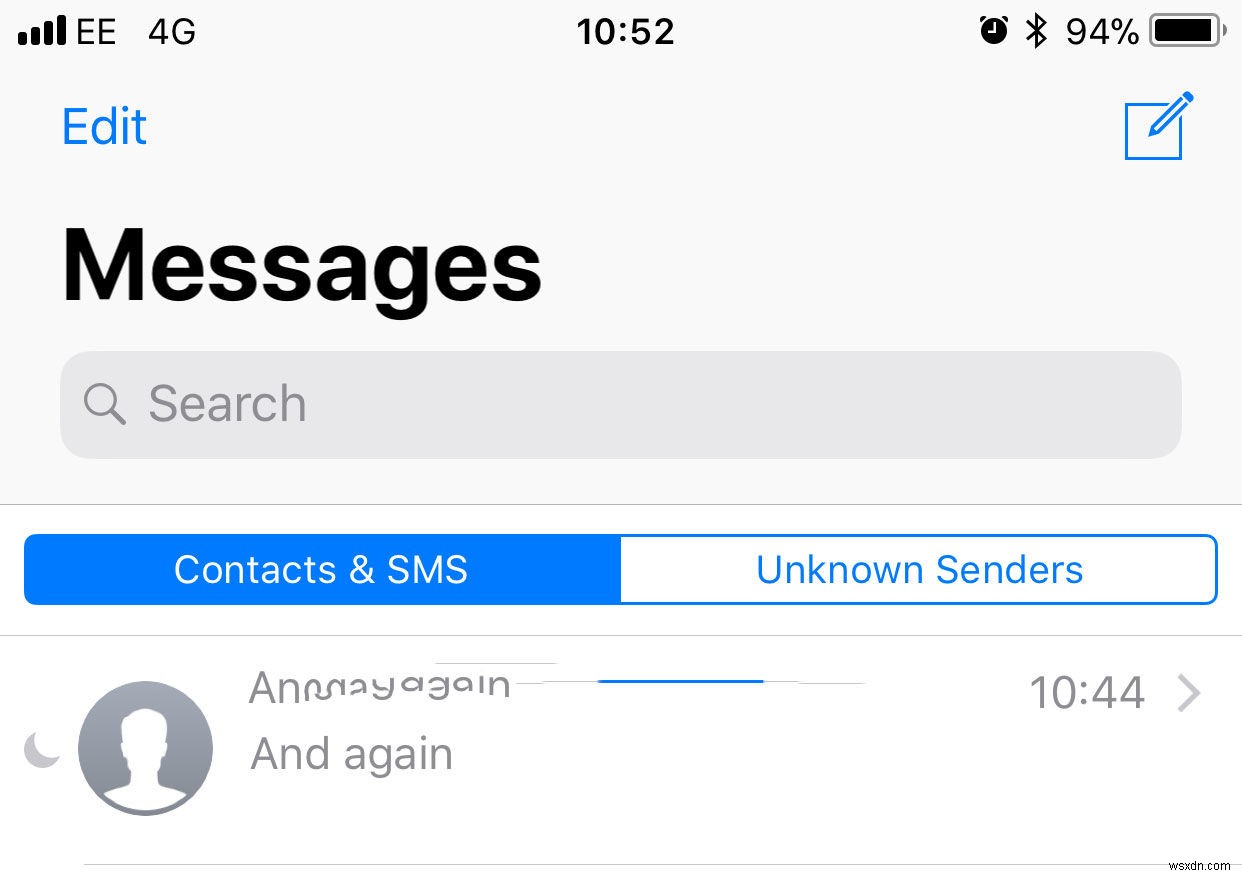 Cách ẩn tin nhắn trên iPhone