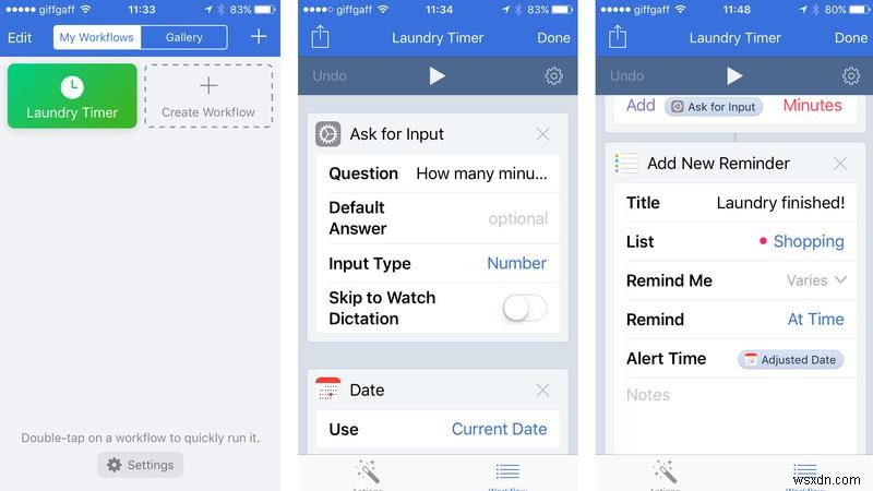 Cách dùng Workflow tự động hóa tác vụ trên iPhone