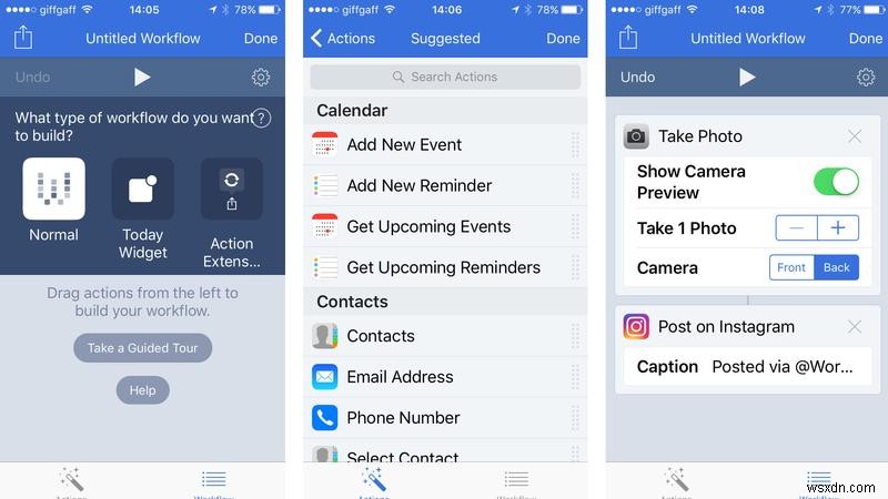 Cách dùng Workflow tự động hóa tác vụ trên iPhone