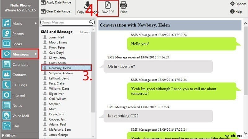 Cách xuất tin nhắn iPhone ra file đọc được dễ dàng