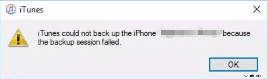 Phiên backup iTunes thất bại? Khắc phục với 6 giải pháp đã chứng minh