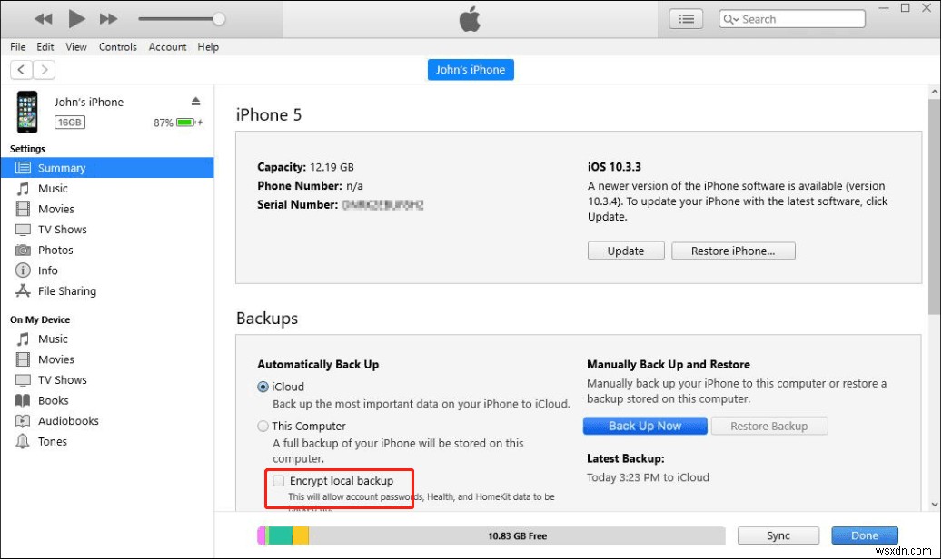 Phiên backup iTunes thất bại? Khắc phục với 6 giải pháp đã chứng minh