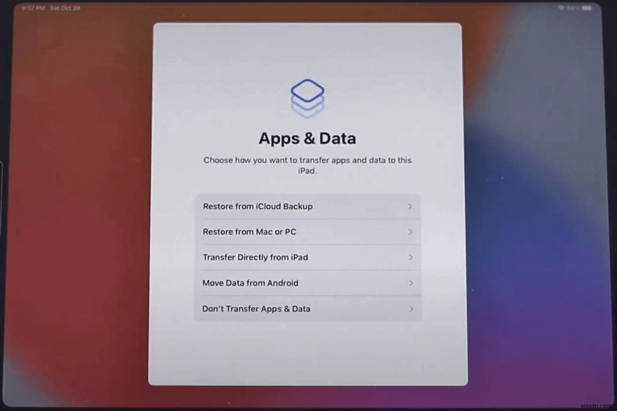 Cách chuyển ứng dụng từ iPad cũ sang iPad mới, iPad Pro, iPad Air