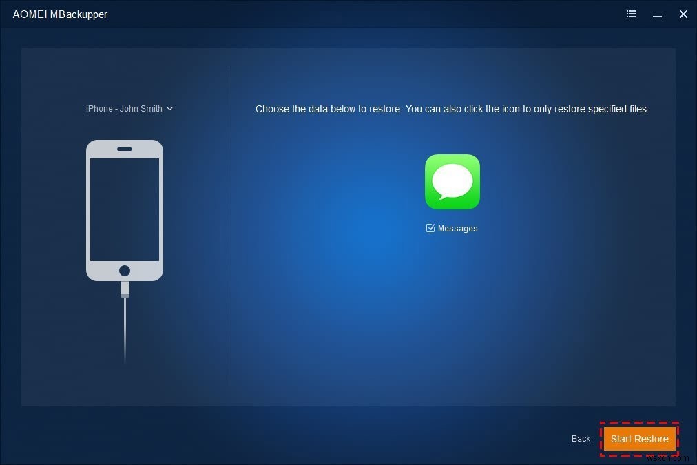 Cách chuyển tin nhắn từ iPhone sang iPhone dùng iTunes