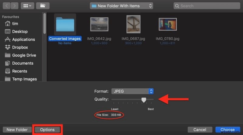 Cách lưu HEIC thành JPG trên Mac và Windows PC
