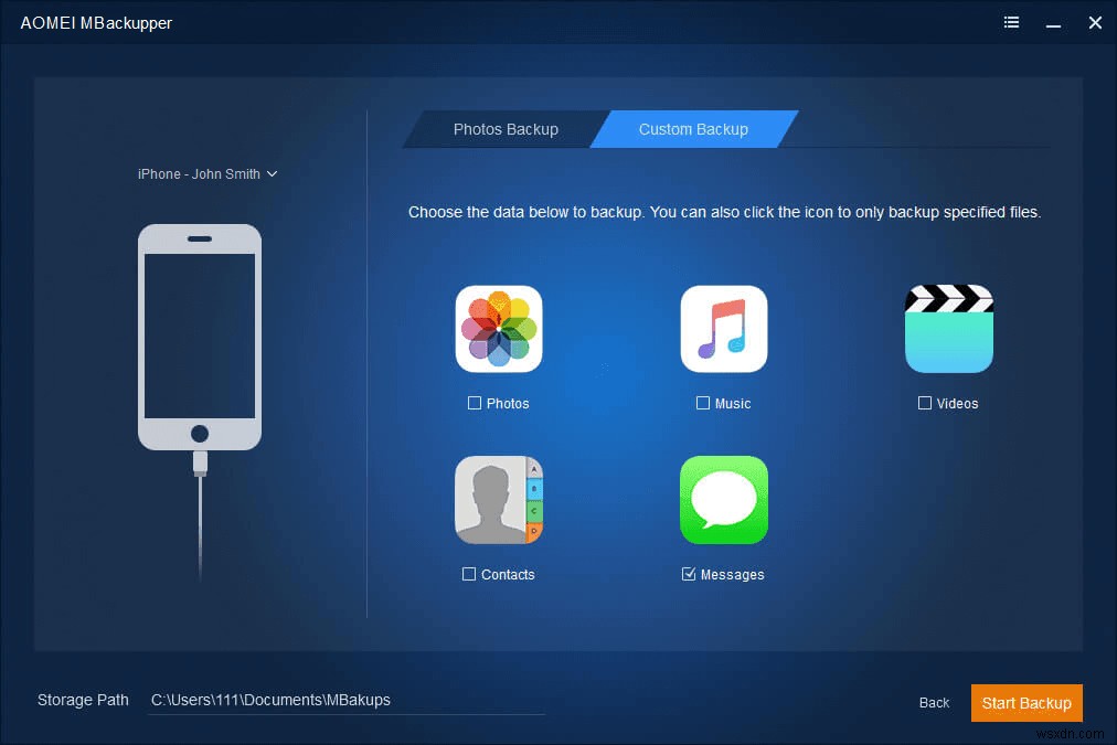 Cách sao lưu tin nhắn iPhone không dùng iTunes (Cách miễn phí)