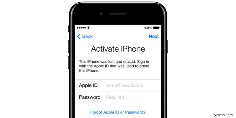 iPhone này đã bị mất và xóa - Mở khóa Chế độ mất iPhone (Lost Mode)