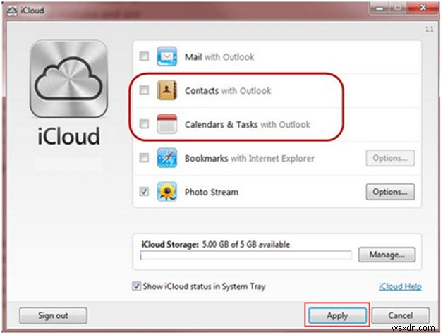 Cách đồng bộ danh bạ Outlook với iPhone